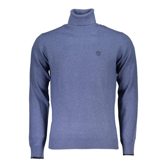 North Sails Blauwe Poliammide Mannen Trui Hoody - Image 1