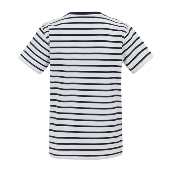 Regatta Bosley Stripe T-shirt voor kinderen/Kinderen (Wit/Zwaar) - Image 2