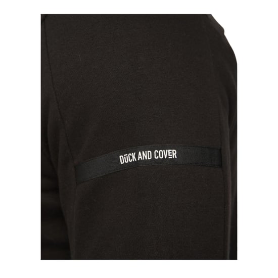 Duck and Cover Heren Stoneham Crew Neck Sweatshirt (Zwart) - Image 3