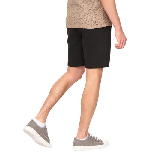 Duck and Cover Heren Everett Chino Shorts (Zwart) - Image 2