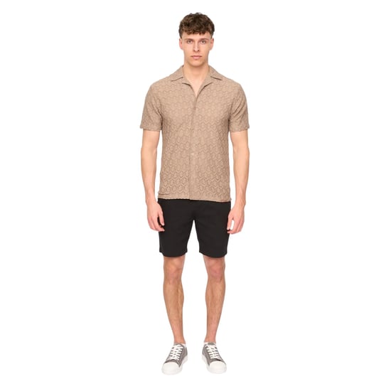 Duck and Cover Heren Everett Chino Shorts (Zwart) - Image 4