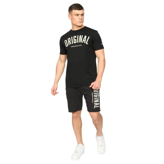 Crosshatch Heren Kensby Shorts (Zwart) - Image 4