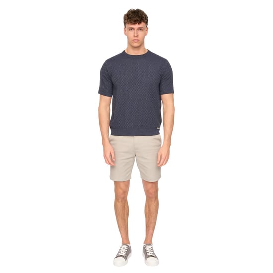 Duck and Cover Heren Everett Chino Shorts (Lichtgrijs) - Image 3