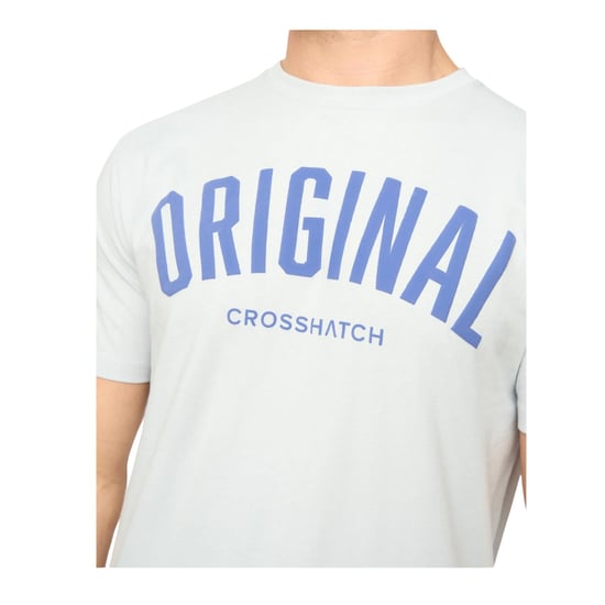 Crosshatch Heren Kensby T-Shirt (Lichtblauw) - Image 3