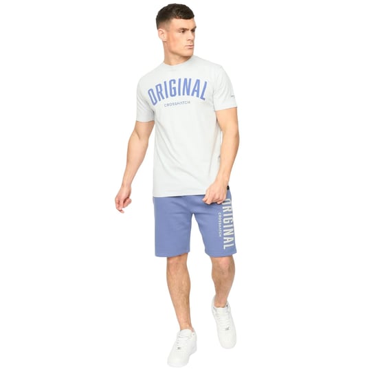 Crosshatch Heren Kensby T-Shirt (Lichtblauw) - Image 4
