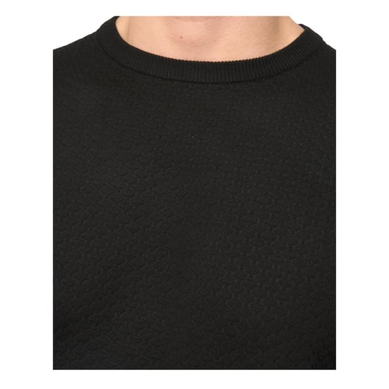 Duck and Cover Heren Mataso Gebreide T-Shirt (Zwart) - Image 3