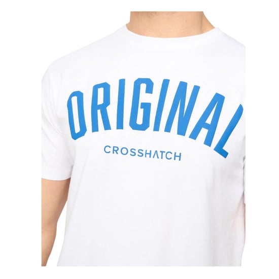 Crosshatch Mannen Kensby T-Shirt (Wit) - Image 3