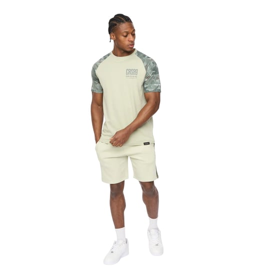 Crosshatch Heren Branton T-Shirt (Licht Olijf) - Image 3