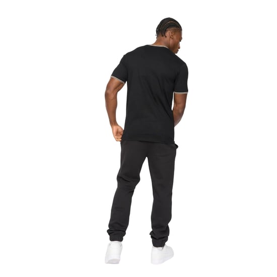 Crosshatch Heren Preece T-Shirt (Zwart) - Image 2