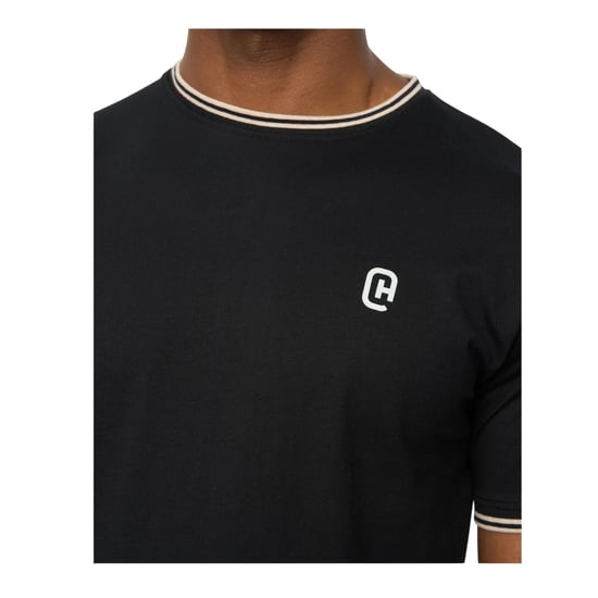Crosshatch Heren Preece T-Shirt (Zwart) - Image 3