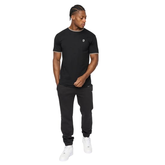 Crosshatch Heren Preece T-Shirt (Zwart) - Image 4