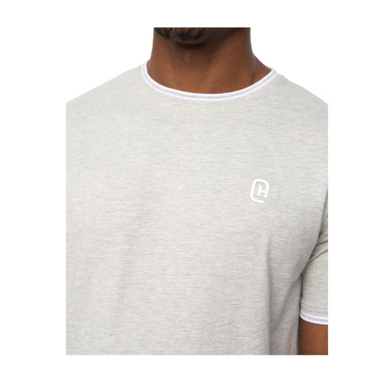 Crosshatch Heren Preece T-Shirt (Grijs Marl) - Image 3