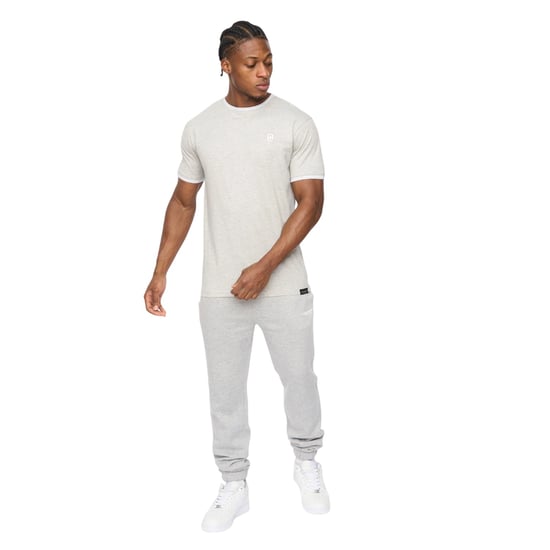 Crosshatch Heren Preece T-Shirt (Grijs Marl) - Image 4
