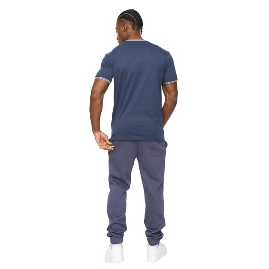 Crosshatch Heren Preece T-Shirt (Navy) - Image 2