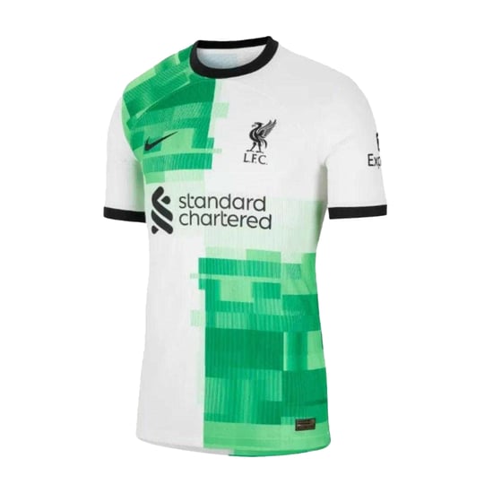 Nike Heren Liverpool FC Voetbal T-Shirt (Wit, Groen) - Image 1