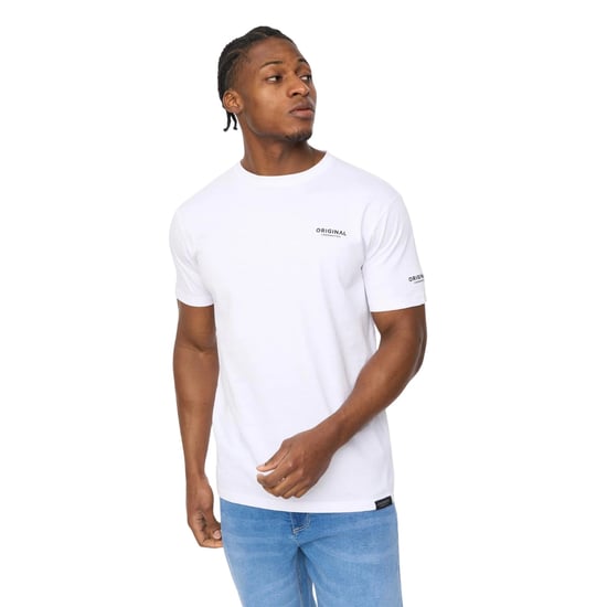 Crosshatch Heren Allmoore T-shirt (Wit) - Image 1