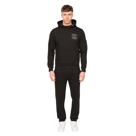 Duck and Cover Heren Rayland Hoodie (Zwart) - Image 4