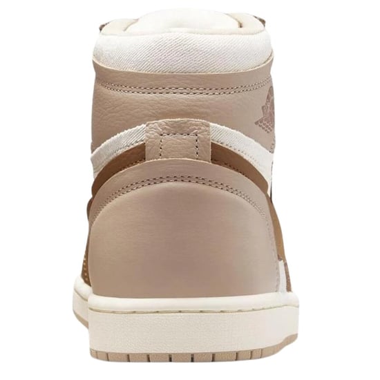 Nike Dames/Dames Air Jordan 1 Leren Hoge Tops Trainers (Bruin) - Image 2