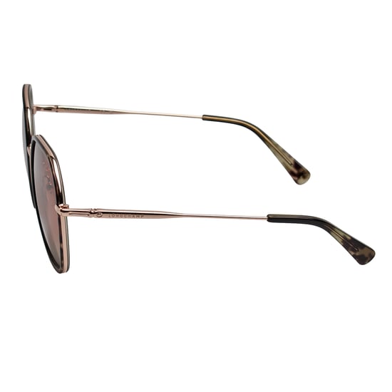 Vrouwen Hexagonale Metalen Zonnebril met Acetaat Frame LO163S - Image 2