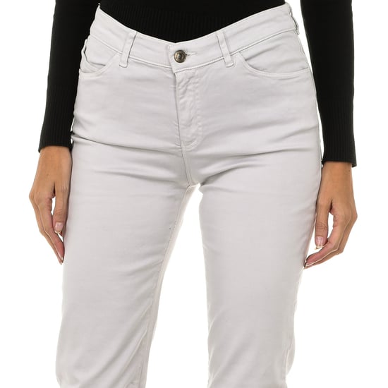 Regular fit stretchstof lange broek 6Y5J18-5N0RZ vrouw - Image 2