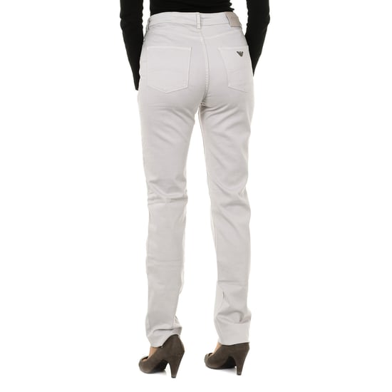 Regular fit stretchstof lange broek 6Y5J18-5N0RZ vrouw - Image 3