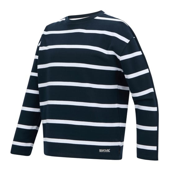 Regatta Dames Avira Sweatshirt (Marineblauw/Wit) - Image 3