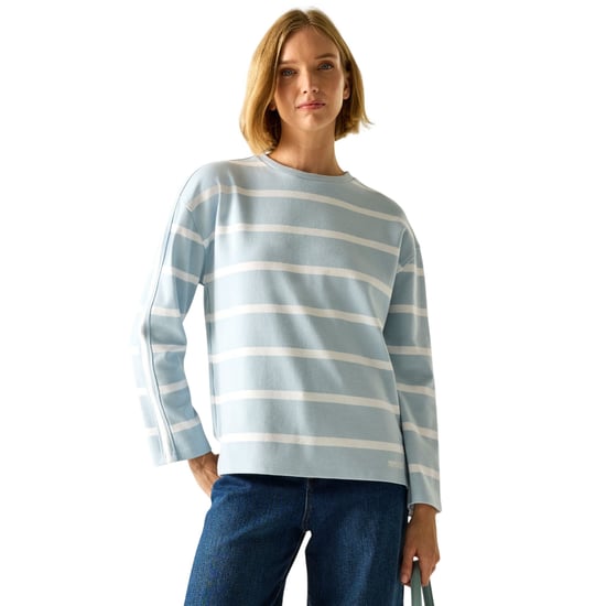 Regatta Dames Avira Sweatshirt (Skyway/Wit) - Image 4