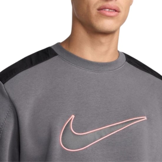 Nike Heren Sweatshirt met Swoosh-logo (Grijs) - Image 3