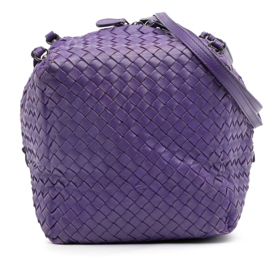 Tweedehands Nappa Intrecciato Cube Schoudertas - Image 1