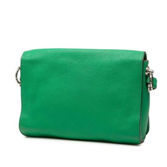 Tweedehands Pebbled Kalfsleer Anagram Flap Crossbody - Image 2