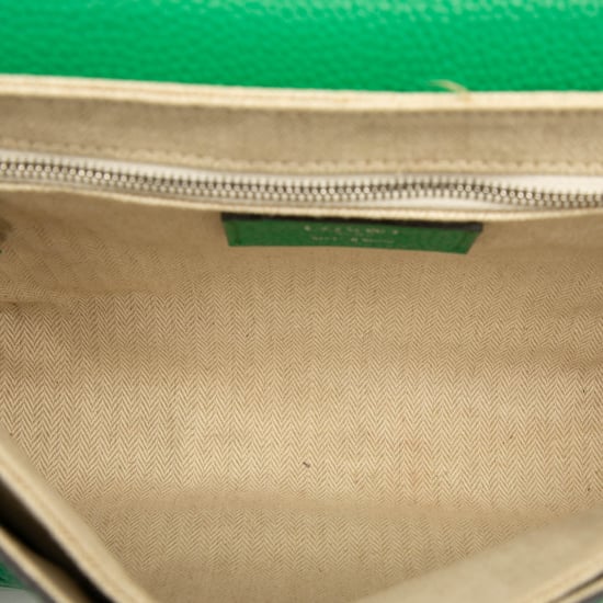 Tweedehands Pebbled Kalfsleer Anagram Flap Crossbody - Image 4