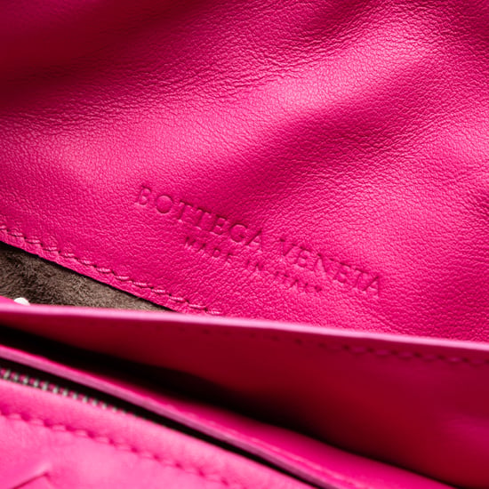 Tweedekans Mini Nappa Intrecciato Uitbreidbare Ketting Flap Crossbody - Image 5