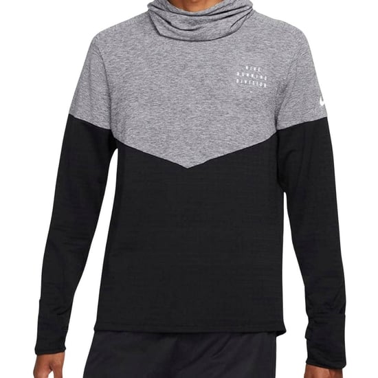 Nike Heren Repel Therma-Fit Hardloopshirt (Zwart/Grijs) - Image 1