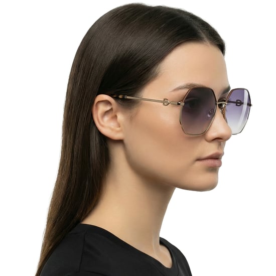 Damen Hexagonale Metalen Zonnebril LO140SL - Image 6