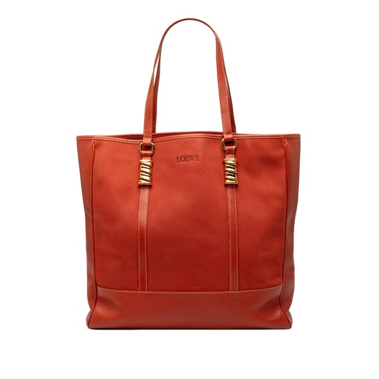 Tweedehands Leren Velazquez Twist Tote - Image 1