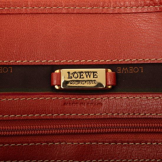 Tweedehands Leren Velazquez Twist Tote - Image 5