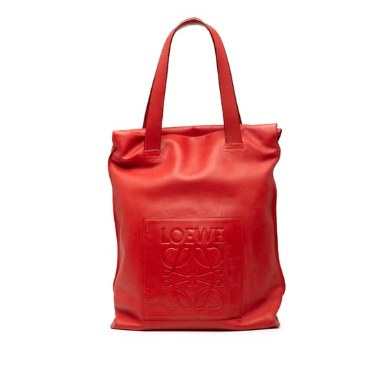 Tweedehands Leren Anagram Shopper Tote - Image 2
