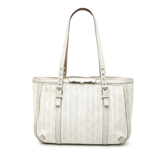 Tweedehands Anagram Perforated Coated Canvas Tote - Image 1