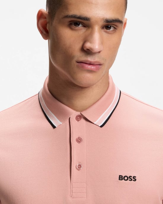 Paddy Poloshirt in Roze - Image 3