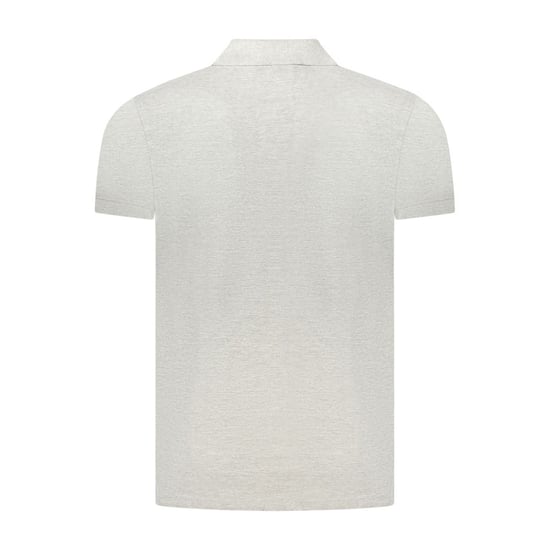 Cavalli Class Grigio Katoenen Heren Polo Shirt - Image 2