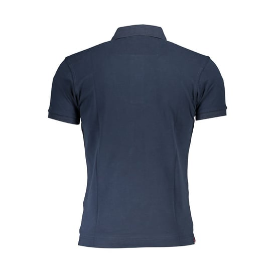 La Martina Blauw Katoenen Heren Polo Shirt - Image 3