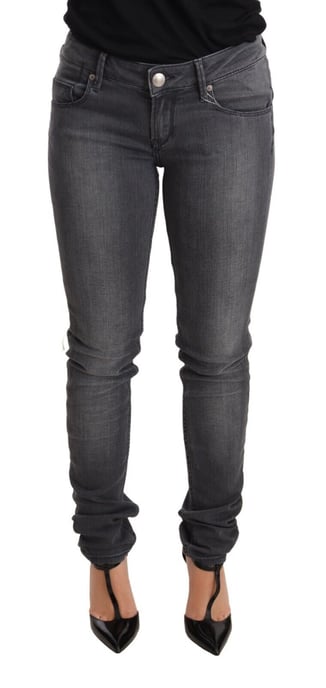 Acht Skinny Jeans Donkergrijs - Image 1