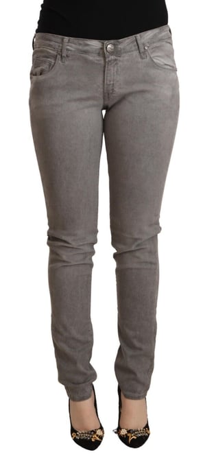 Grijze Rechtaf Jeans Stijl Pan71841 - Image 1