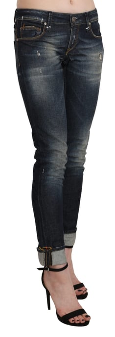 Acht Skinny Jeans met Versleten Afwerking - Image 4