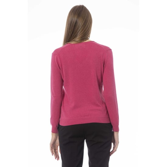 Baldinini Trend Fuchsia Kasjmier Dames Trui - Image 3