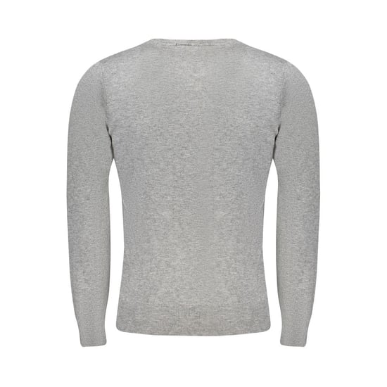 Cavalli Class Grijs Viscose Herenpullover - Image 2