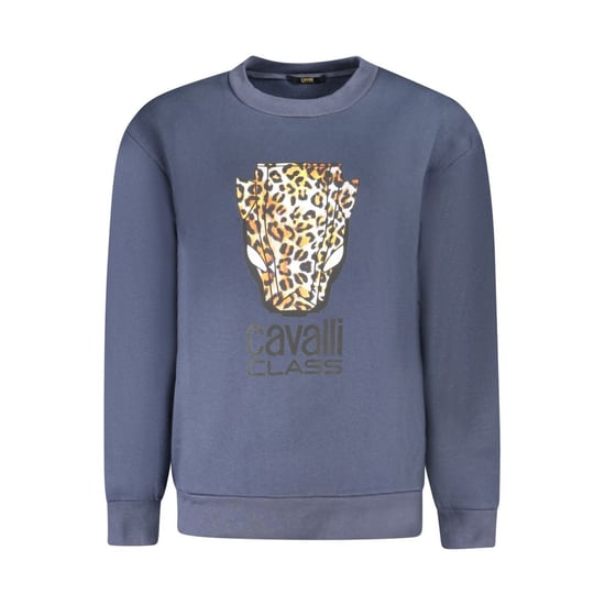 Cavalli Class Blu Polyester Dames Sweatshirt - Image 1