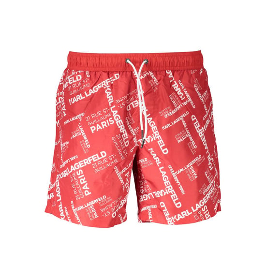 Karl Lagerfeld Rosso Polyester Heren Zwem Boxer - Image 1