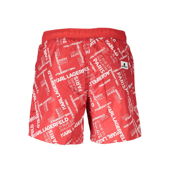 Karl Lagerfeld Rosso Polyester Heren Zwem Boxer - Image 2