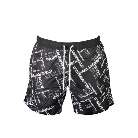 Karl Lagerfeld Zwarte Polyester Heren Zwem Boxer - Image 1